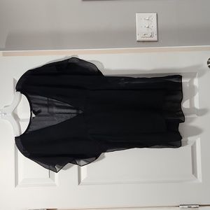 Asos black swim cover up